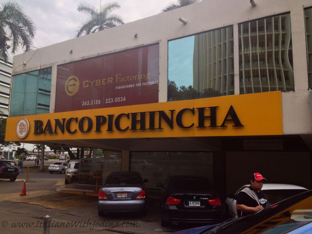 banco pichincha - jodina travel panama