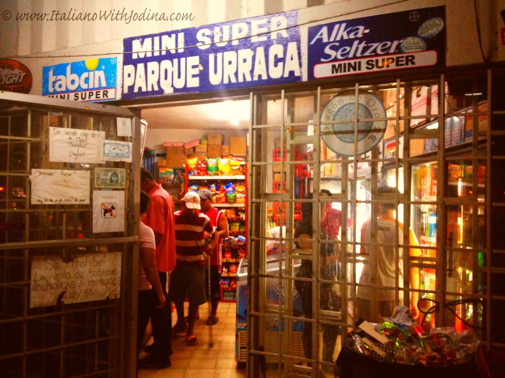 a mini supermarket - jodina travel panama